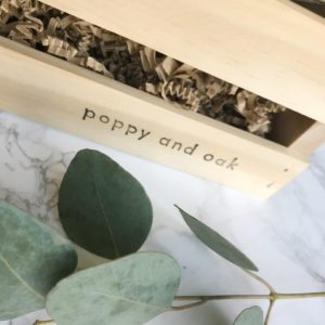 Poppy and Oak Repose Box