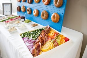 savory toppings for bagel bar