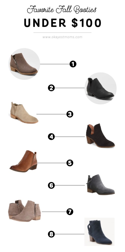Fall Booties under $100