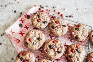 Valentine Monster Cookies