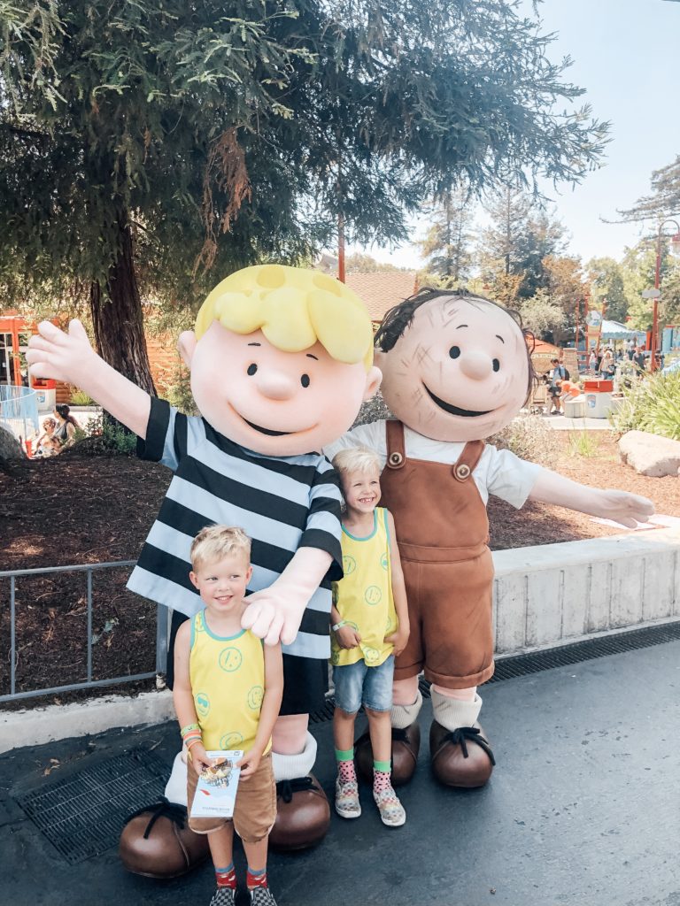 Peanuts characters and kids