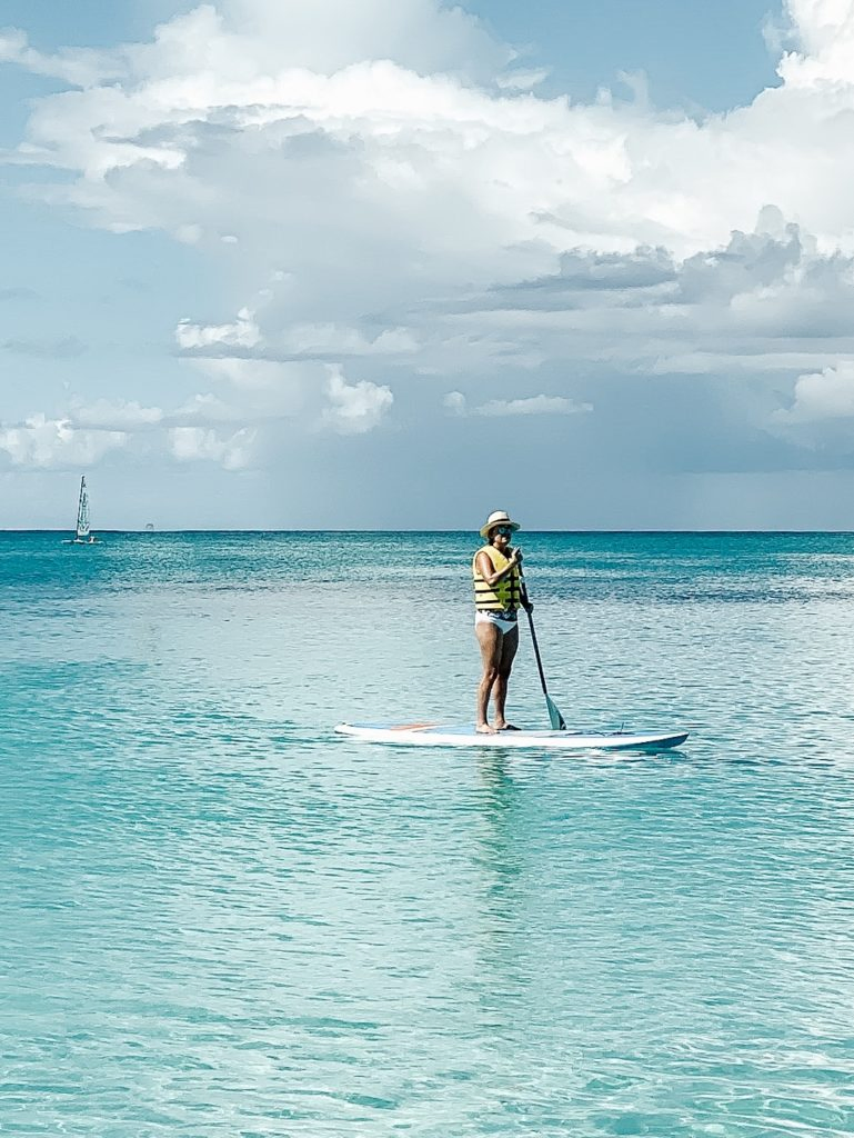 Brittany on paddleboard
