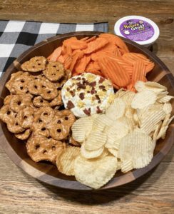 Loaded Bacon Cheddar Ranch Dip is the perfect Thanksgiving appetizer