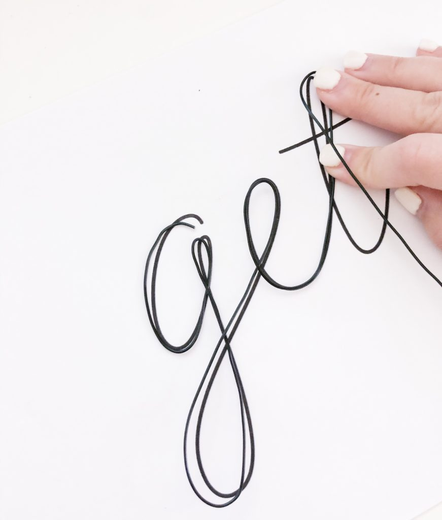 wire and template for craft