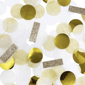 Gold confetti