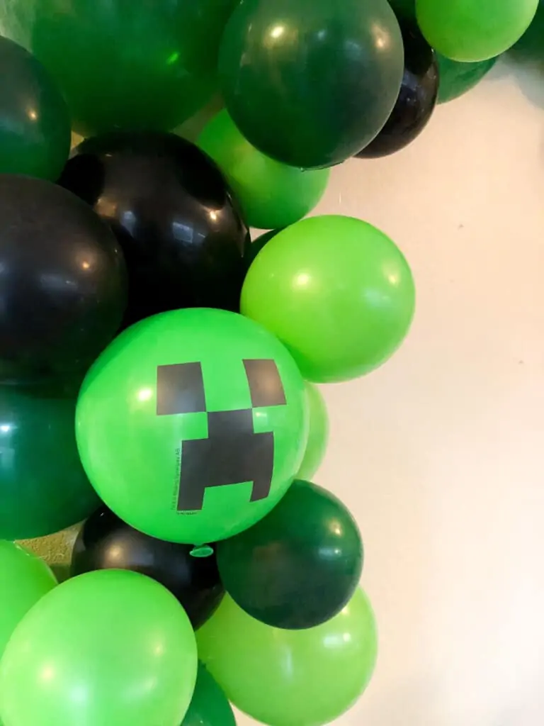 Minecraft creeper balloons