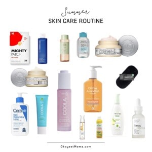 summer skin care routine products