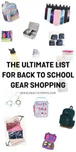 ultimate list of back to school gear shopping
