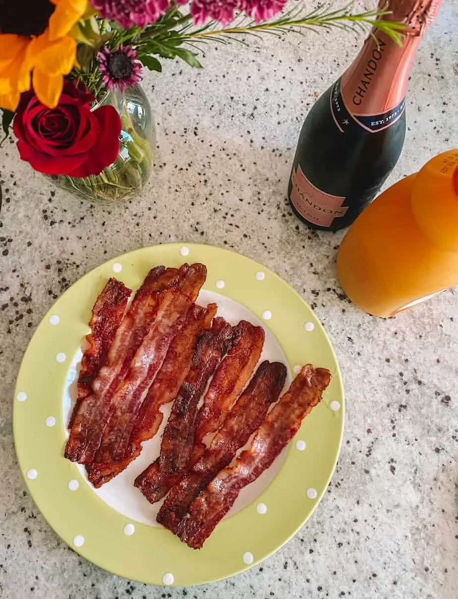 bacon and mimosas