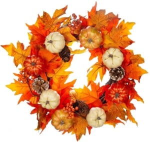 traditonal fall wreath