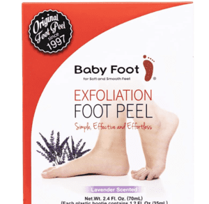 baby foot exfoliation foot peel