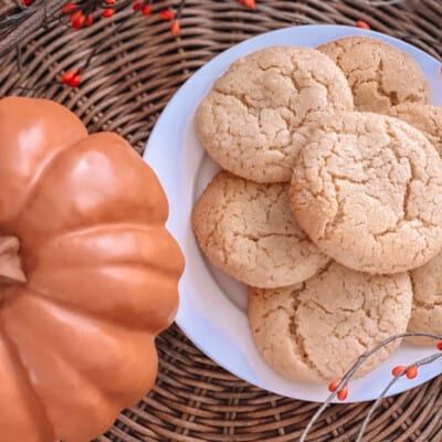 Maple Sugar Cookies on a platter